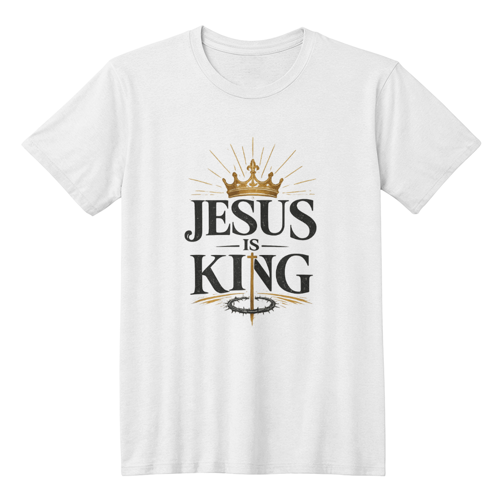 Jesus Is King Christian T-Shirt | Unisex Faith Graphic Tee