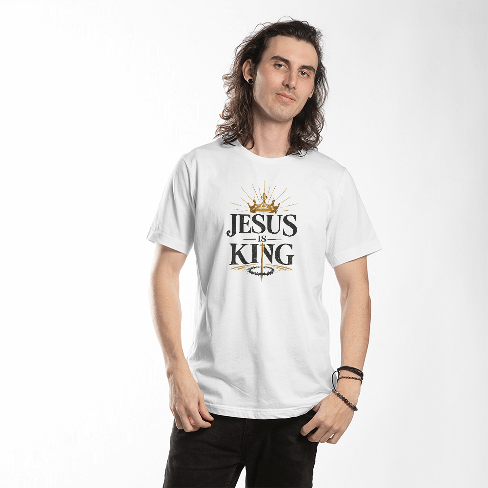 Jesus Is King Christian T-Shirt | Unisex Faith Graphic Tee