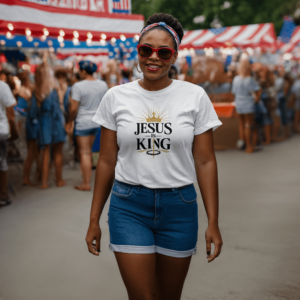 Jesus Is King Christian T-Shirt | Unisex Faith Graphic Tee