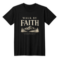 Walk By Faith Christian T-Shirt | Unisex Faith Graphic Tee
