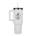 Jesus Is King Christian Tumbler | Faith-Based Stainless Steel Travel Mug